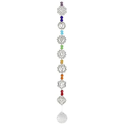 Chakra Hanging Crystal 50cm